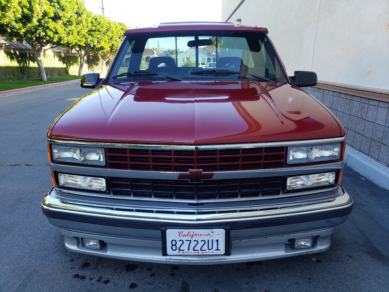 Chevrolet Silverado 1500 1992 For Sale Exterior Color Burgundy