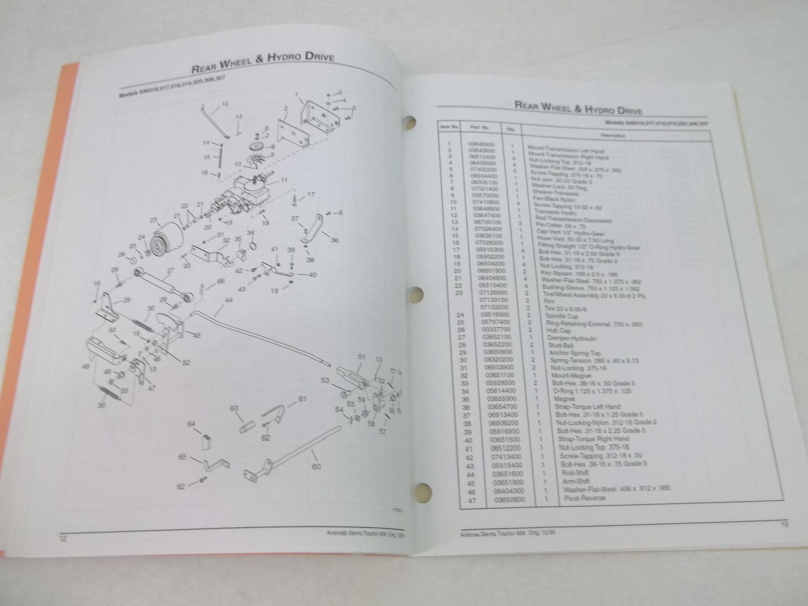 Ariens Sierra 936 Series Parts Manual