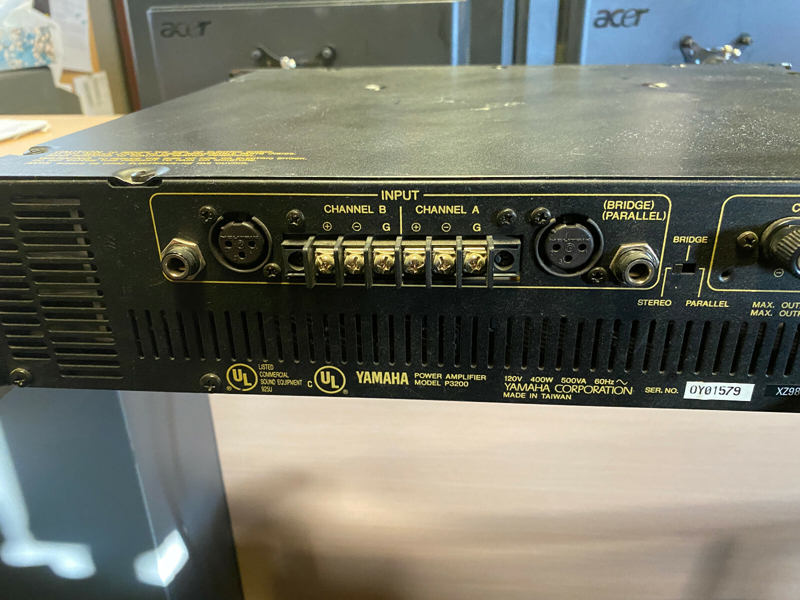 P3200 パワーアンプ YAMAHA ヤマハ - Yahoo!オークション PAアンプ