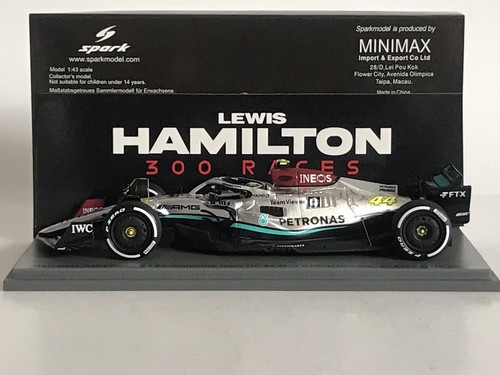 1/43 Spark Mercedes-AMG W13 2022 ハミルトン 1/43 Spark 2022 Mercedes-AMG Petronas F1 W13 E Performance
