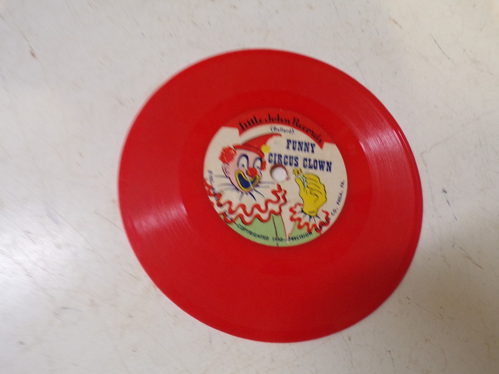1950 Little John Record Gingerbread Man & Funny Circus Clown