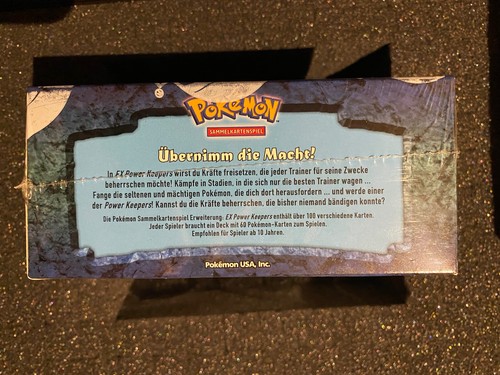 Pokémon Sealed Display EX Power Keepers Booster Box Deutsch Goldstar OVP