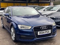 2014 Audi A3 1.4 TFSI CoD S line Sportback S Tronic Euro 6 (s/s) 5dr HATCHBACK P