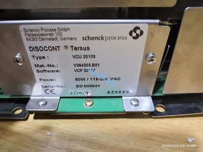 SCHENCK PROCESS VCU20103 V064003.B01 VCF20170