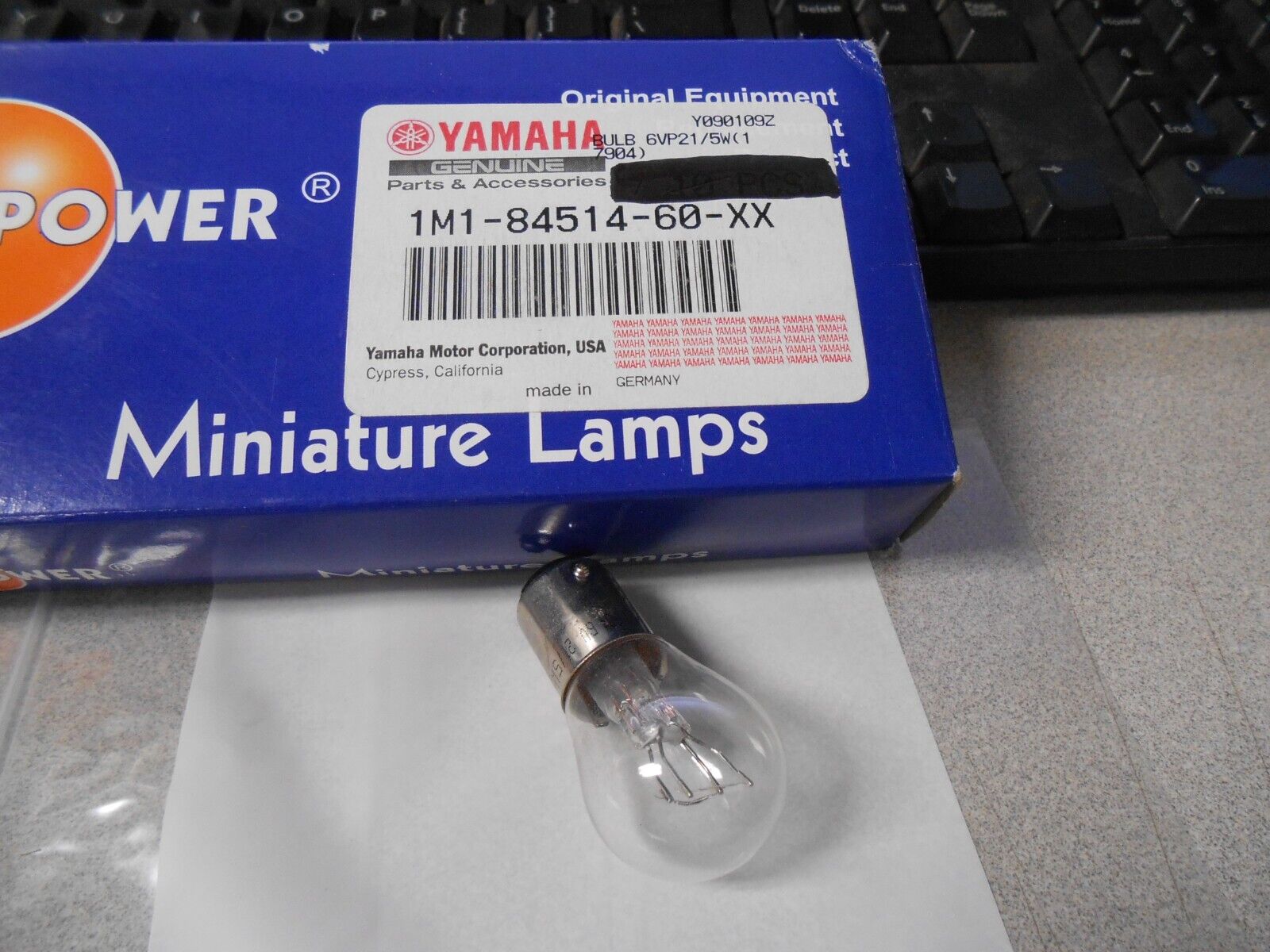 NOS Yamaha OEM 6V P21/5W Taillight Bulb YT125 DT50 YSR50 NOS Yamaha OEM 6V P21/5W Taillight Bulb YT125 DT50 YSR50