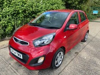 2014 Kia Picanto 1.0 1 Air 5dr Red 53k Miles Years MOT Warranty £20 Road Tax HAT