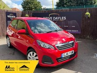 2016 Peugeot 108 1.0 108 Active 5dr Hatchback Petrol Manual