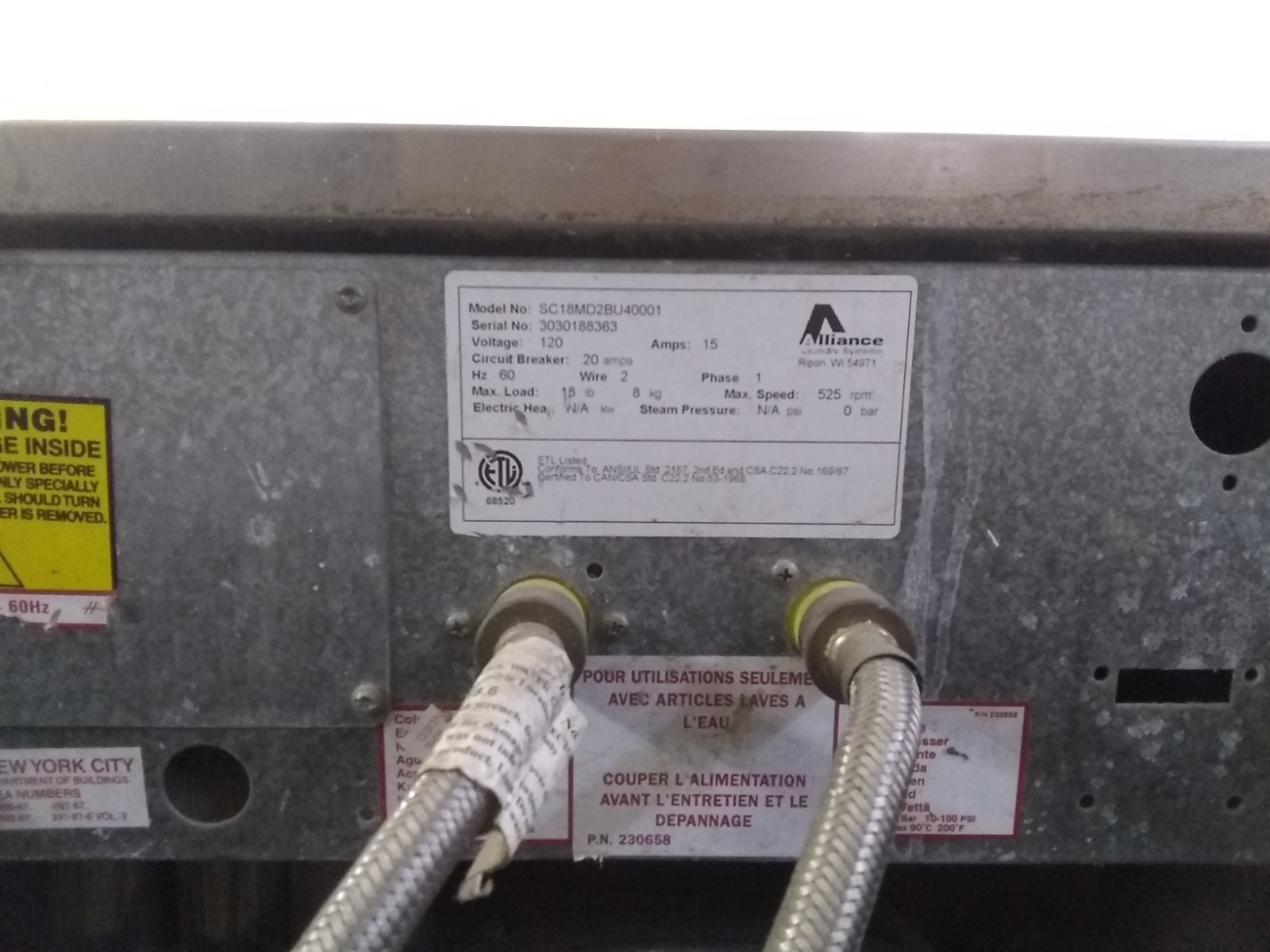 SPEED QUEEN ELMO CVE 112 D/2 -18-R-T2-3493 120V  2 SPEED MOTOR