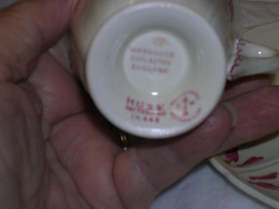 Wedgwood demitasse cup/matching saucer