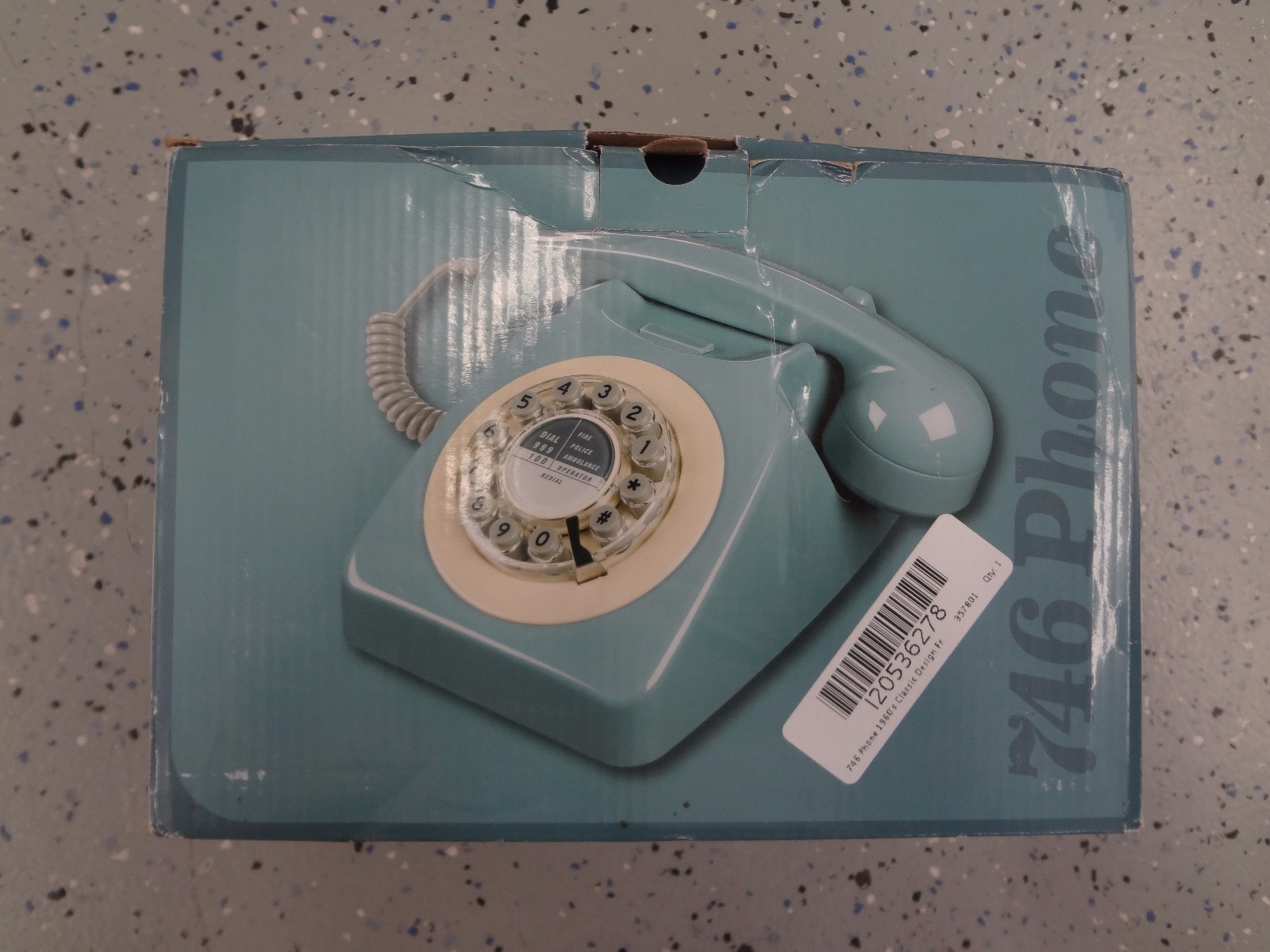 Wild Wolf 746 Phone 1960's Design Classic French Blue (C32)