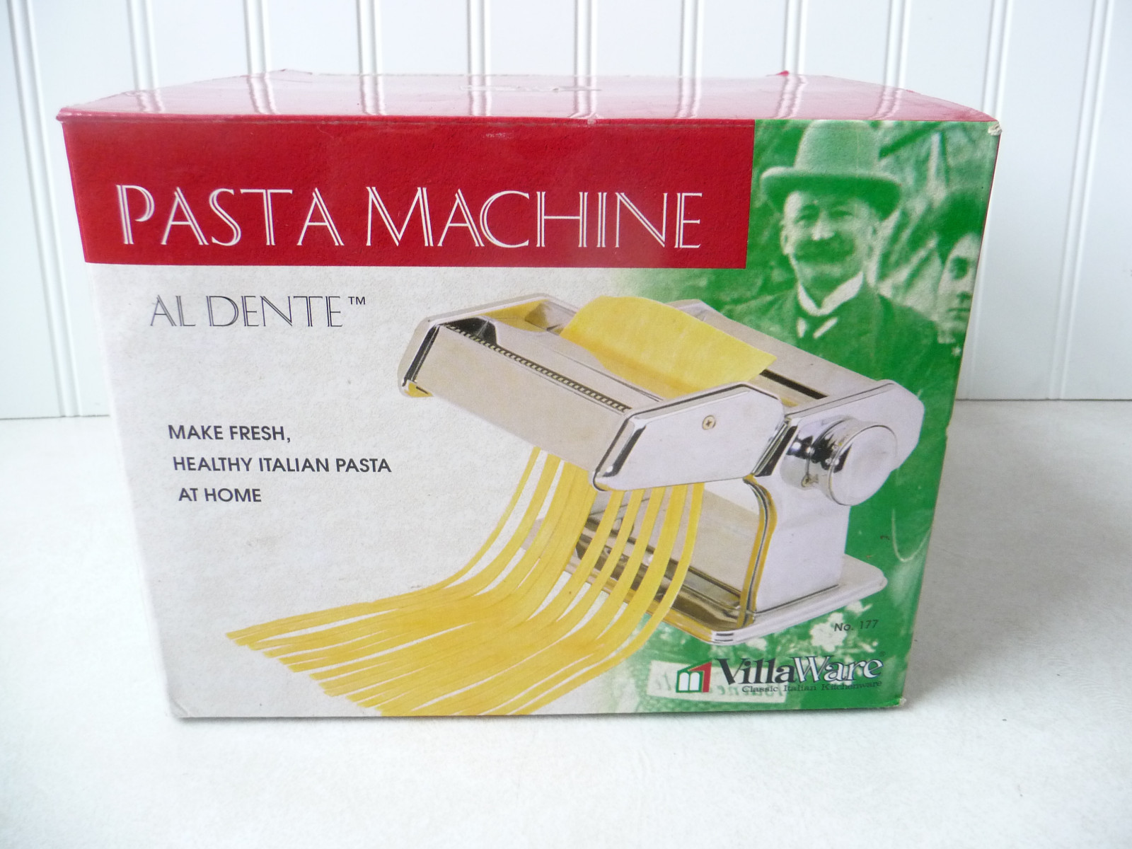 New VillaWare Al Dente Pasta Machine #177 Pasta Noodle Maker