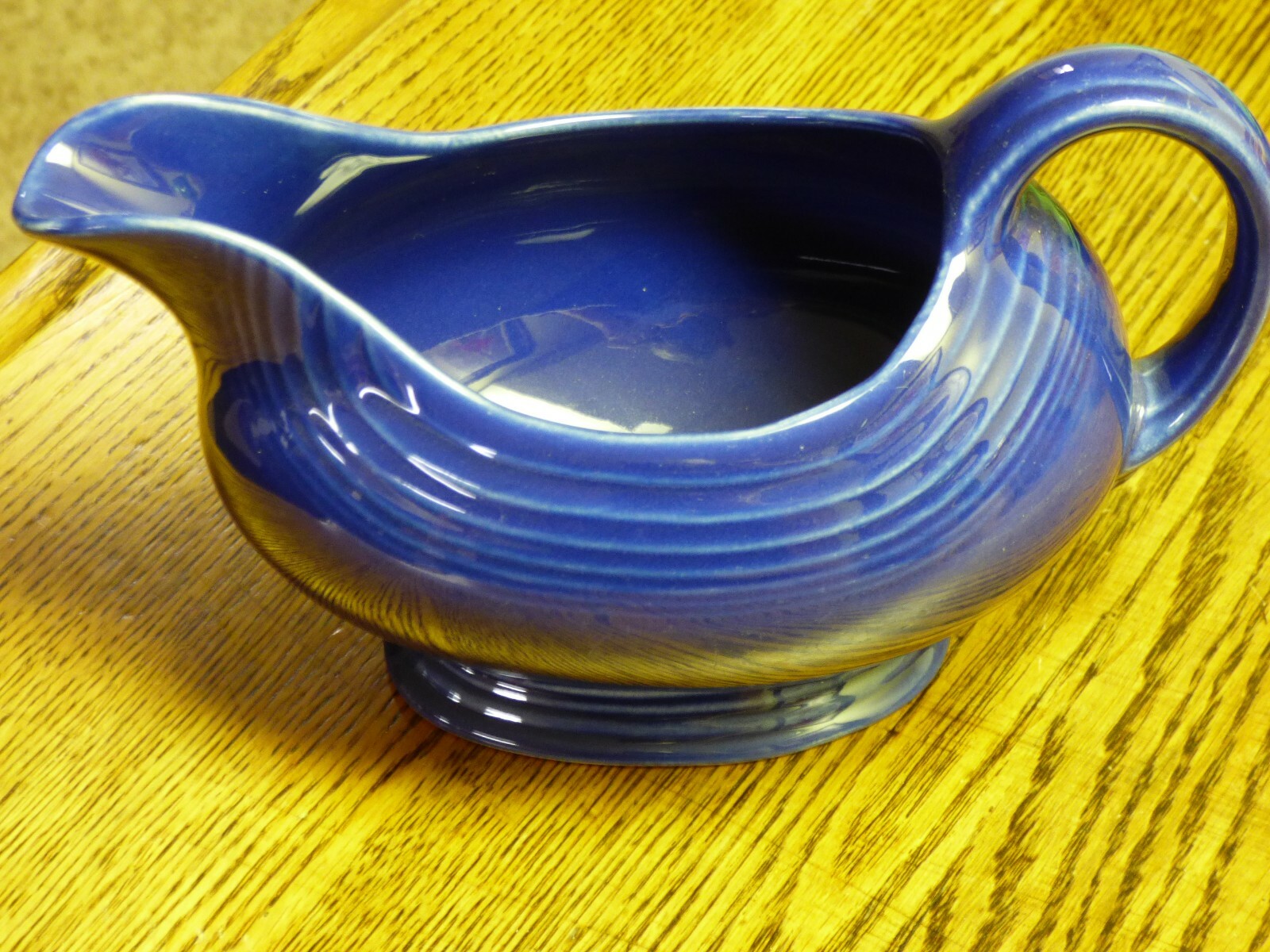 Fiesta Vintage Cobalt Gravy / Sauce Boat - Fiestaware