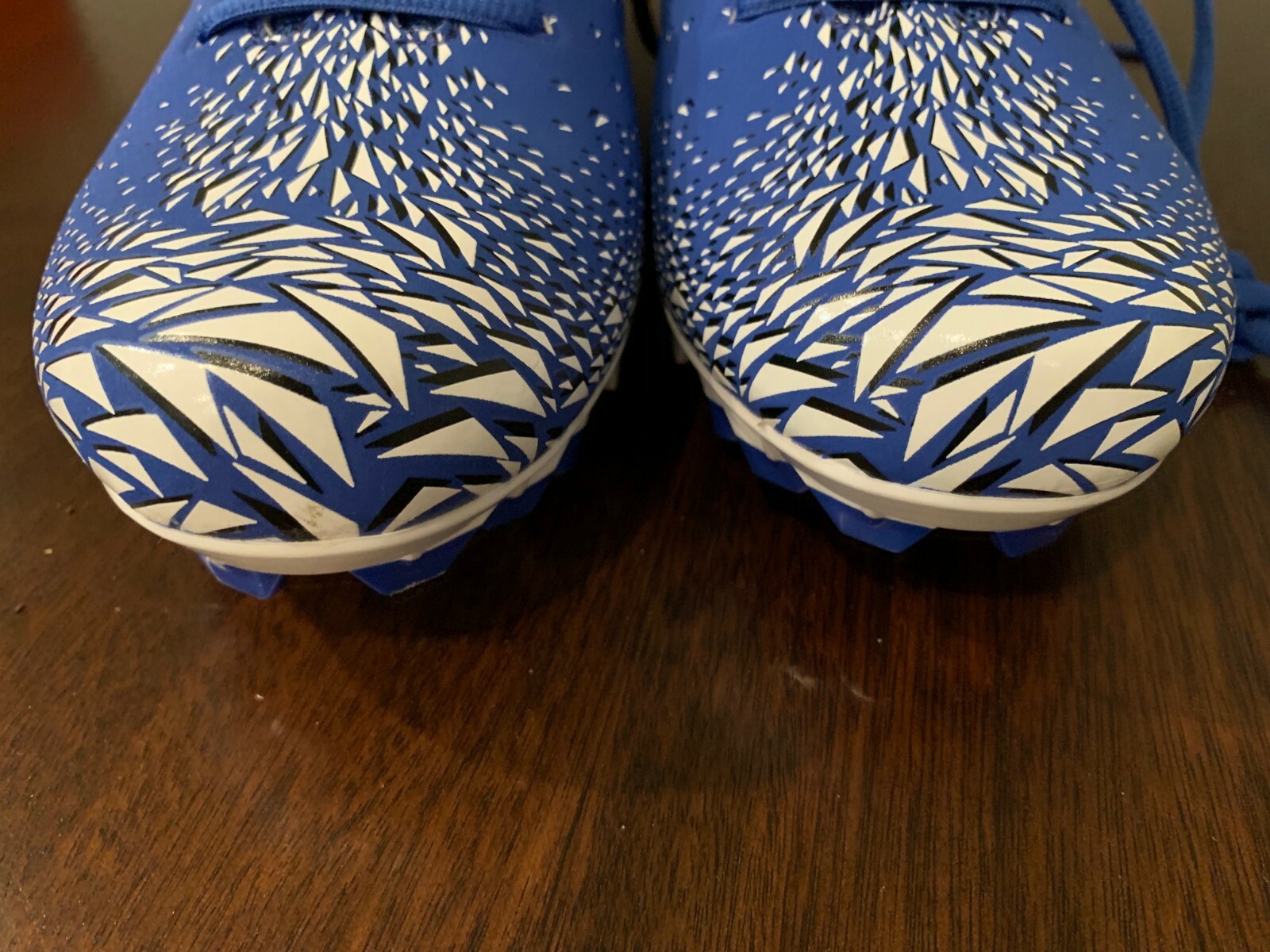 NIKE Vapor Varsity Low TD Football Cleats Men's 12 Blue White 880319-410 NWOB