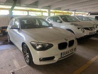 2014 BMW 1 SERIES 116d Efficient Dynamics 5dr WHITE DIESEL MANUAL TIMING DONE