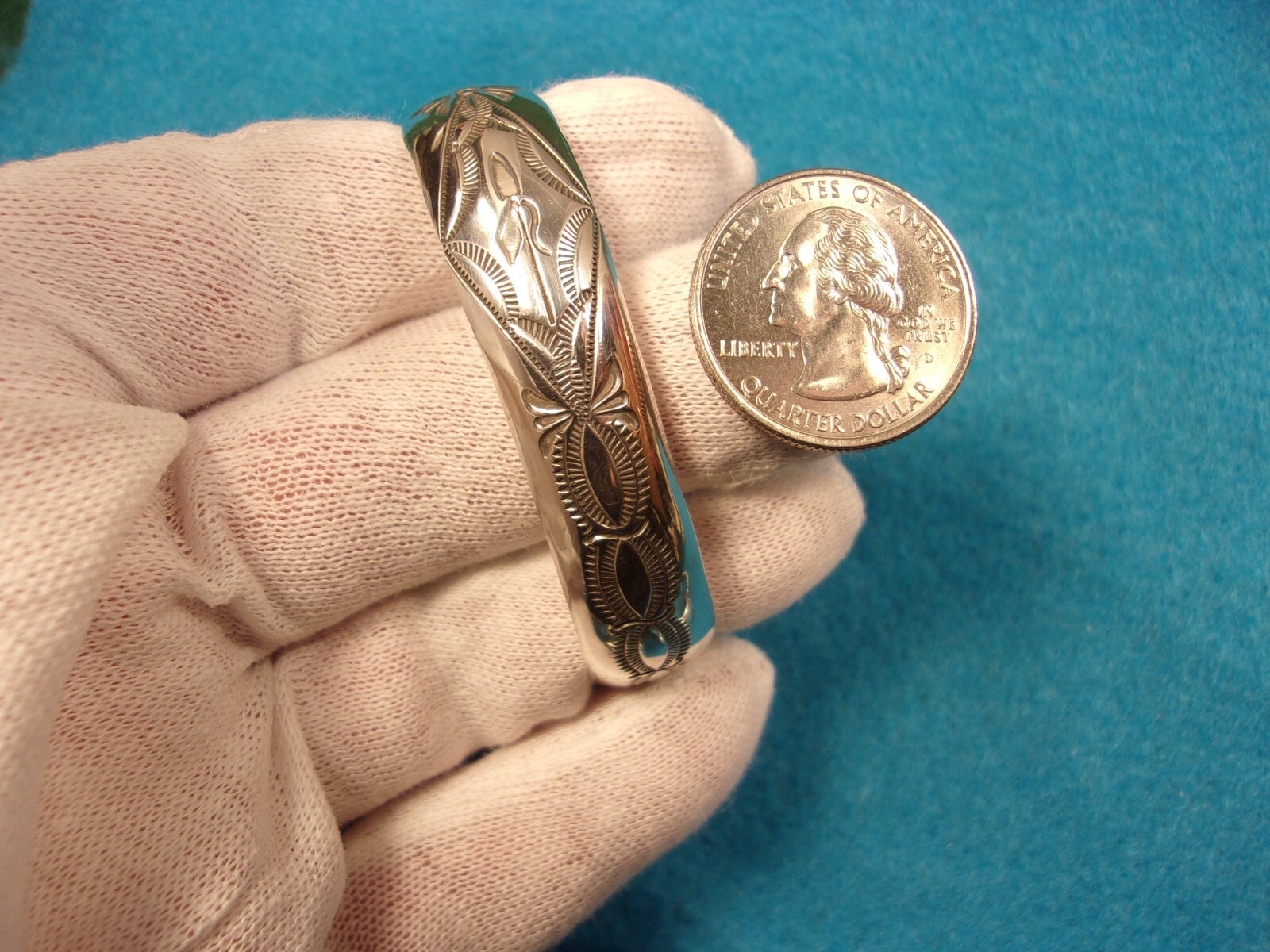 アクセサリー Navajo Don Platero Vintage Bangle Vintage Sterling Navajo Overlay Don Platero Ladies Cuff