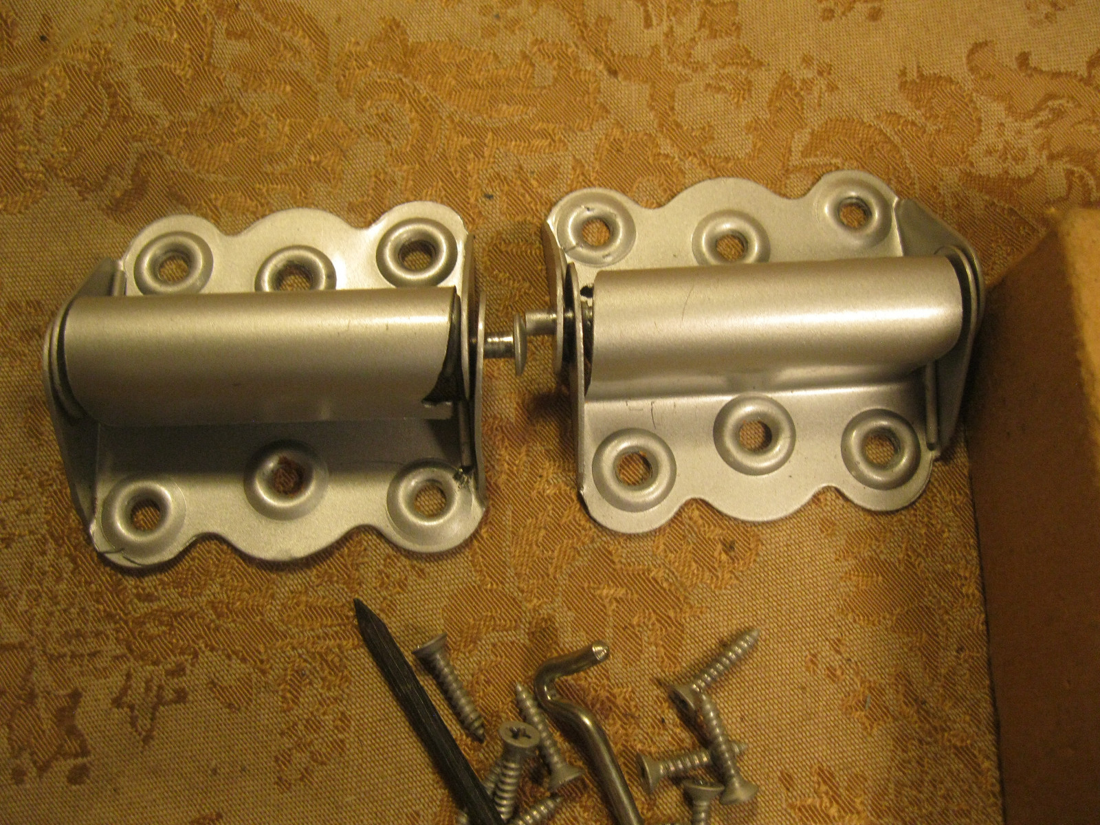 Vintage Screen Storm Door Set New in Box Zinc Solar Hardware, No. 4000