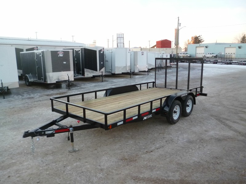 2022 SWS 16' Car Hauler w/ Mesh Ramp (2) 3.5K Axles Heavy Equipment