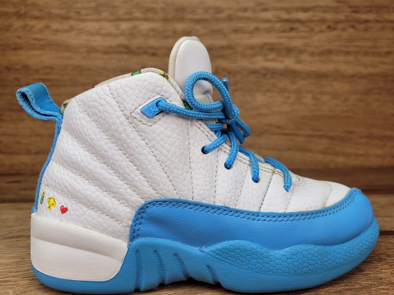 Jordan 12 Retro PS Shoes Emoji University Blue DQ4366-114 Jordan 12 Retro PS Shoes Emoji University Blue DQ4366-114