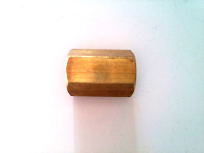 MACHINED BRASS DOUBLE FEMALE END NPT THREADED CONNECTOR ADAPTER COUPLING