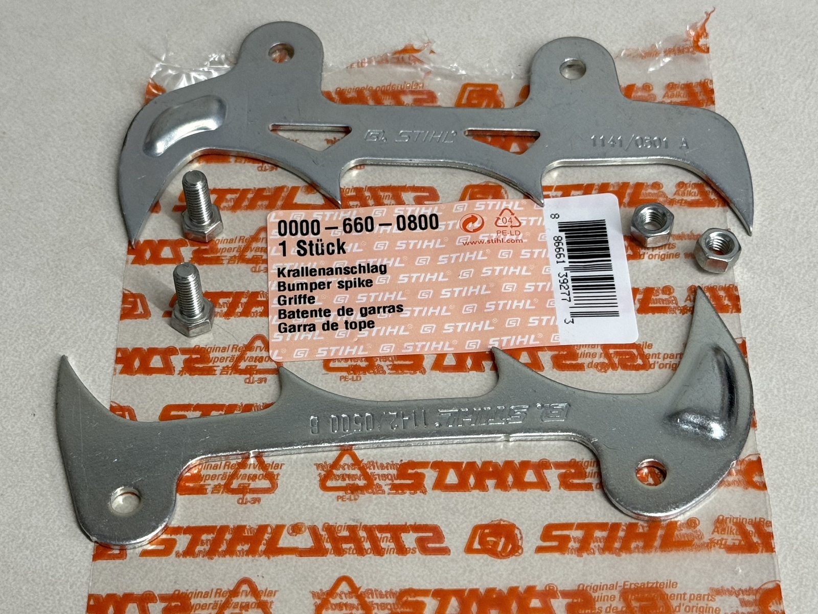 STIHL OEM BUMPER SPIKE 0000 660 0800 MS 260 360C 361 362 342