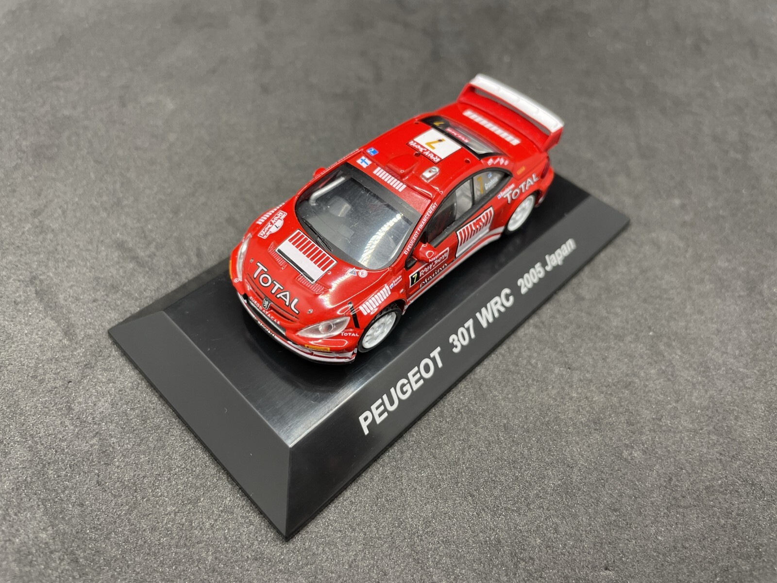 CM's 1/64 PEUGEOT 307 WRC 2005 Japan #7 diecast model car