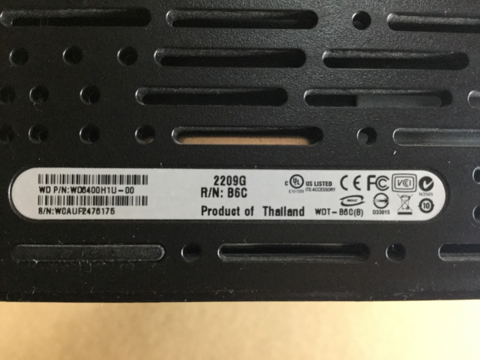 Western Digital WD6400H1U-00 - Essential Edition 2.0