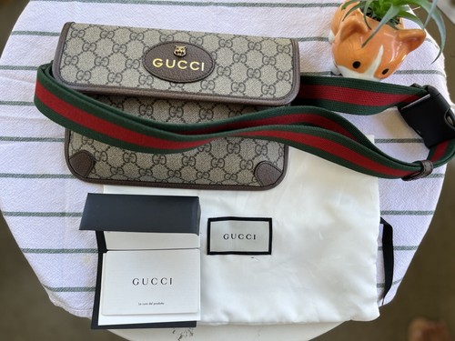 Gucci gg supreme belt bag | eBay