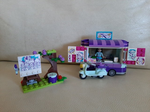 lego emma's art stand instructions