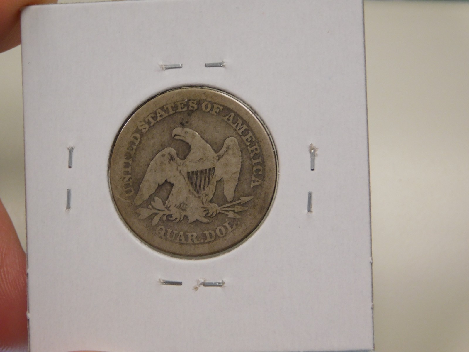 1854 Arrows Seated Liberty Quarter