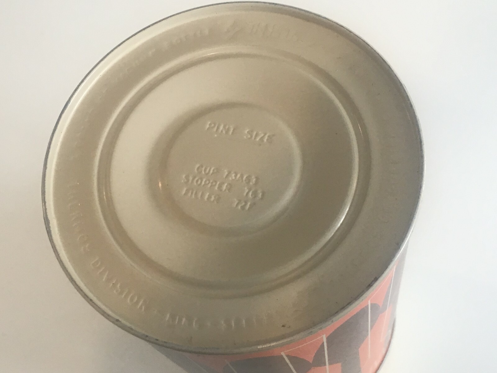 Vintage King Steely Thermos 1971 Pint Size Metal - 7263 - NICE CLEAN - FREE SHIP