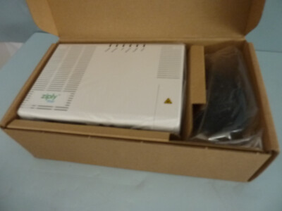 ZIPLY FIBER GPON ONT FOG421 Optical Network Terminal w/BOX & AC Power Supply