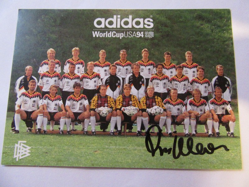 Sepp Maier - Signiert - Autogrammkarte Ak Dfb Mannschaftskarte Wm 1994 Mega Rar
