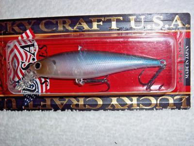 LUCKY CRAFT POINTER 78SP 3/8OZ PT78SP-722 IN GHOST MINNOW COLOR- E2227