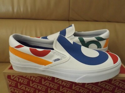 VANS Slip-on 59 Deck Club Blanc/66 Sail Men's Size 10 Skate Shoes VN0A38GUVPE