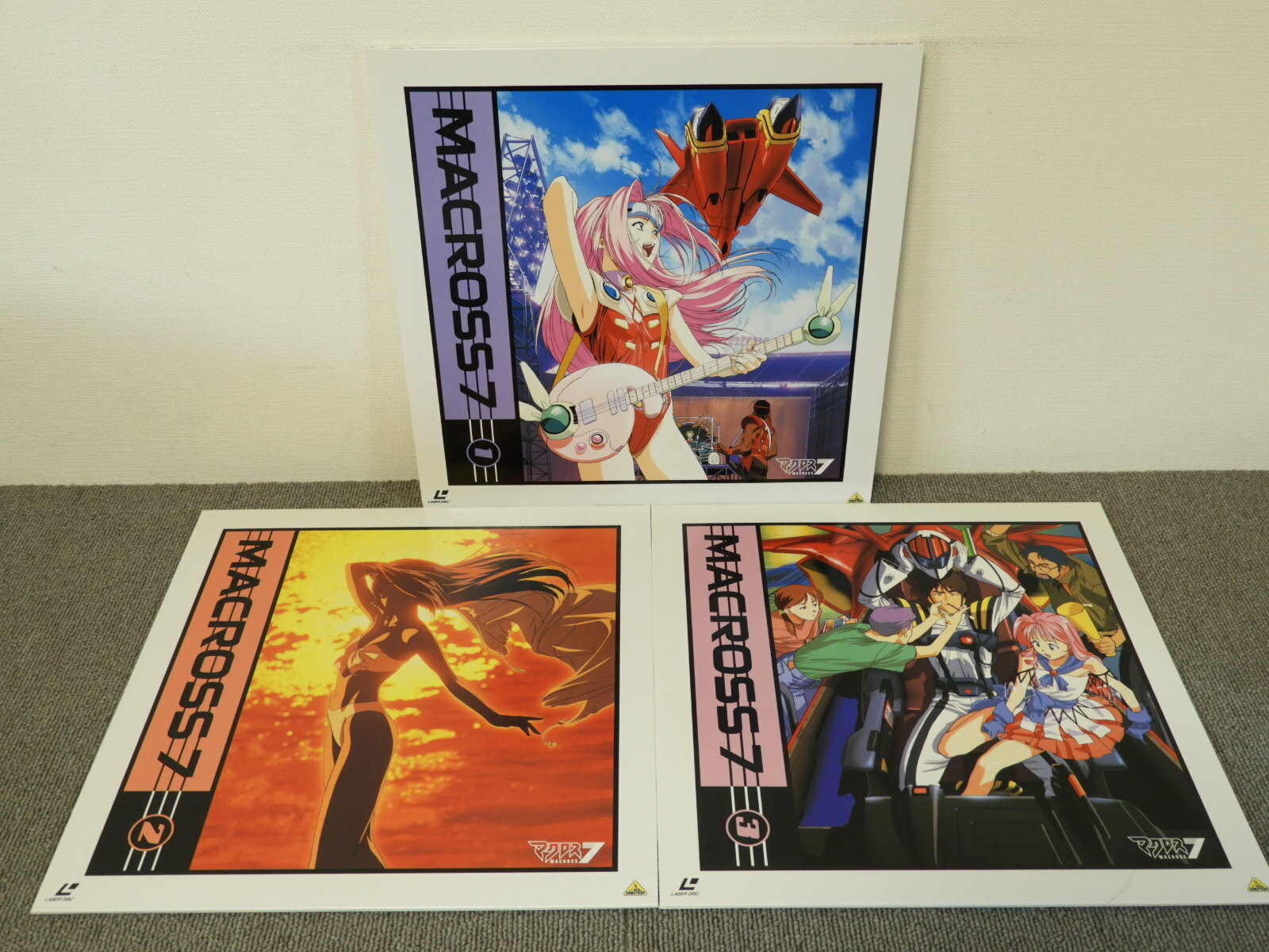 Macross 7 - Vol.1~Vol.3 - Set of 3 - Laser Disc - JAPAN LD
