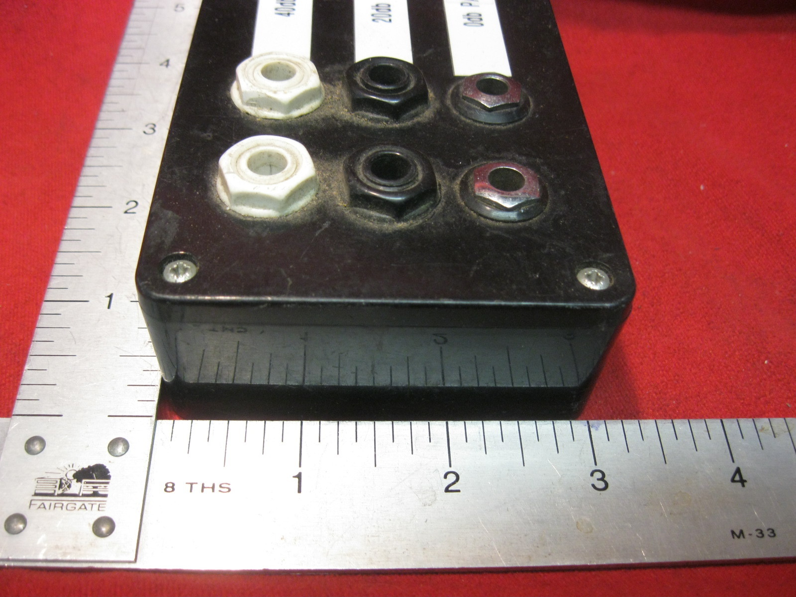 Audio interface/pad box XLR Male to 1/4