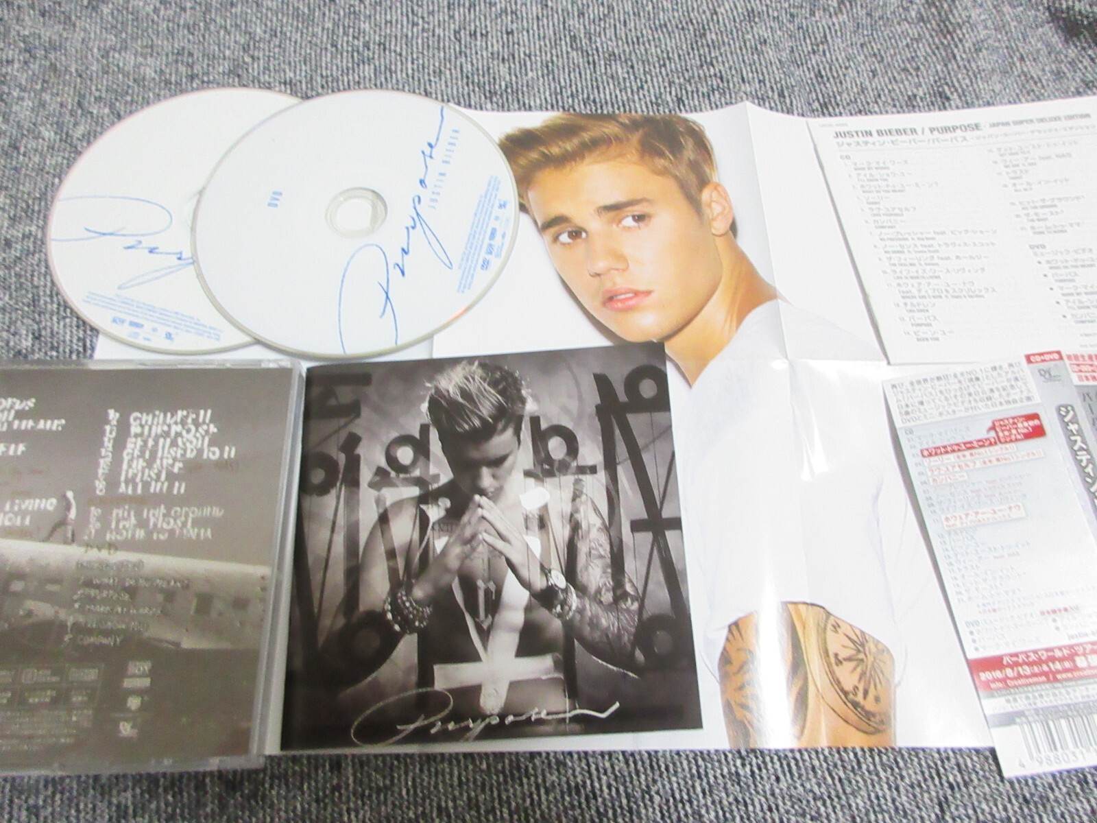 JUSTIN BIEBER / purpose SUPER DELUXE EDIT /JAPAN LTD CD&DVD