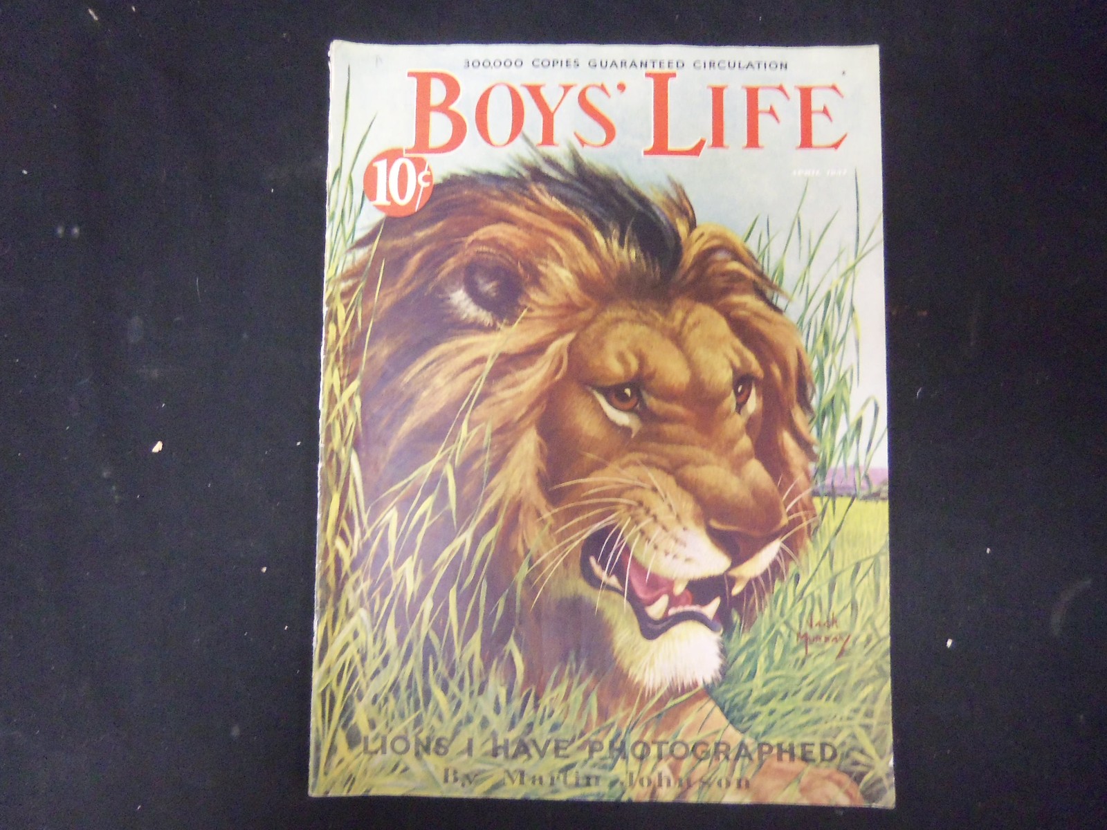 1937 APRIL BOYS' LIFE MAGAZINE - NICE ILLUSTRATIONS, STORIES & ADS - ST 3946