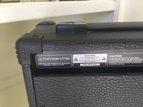 Behringer ULTRATONE KT108 Ultra-Compact 15W Keyboard Amplifier