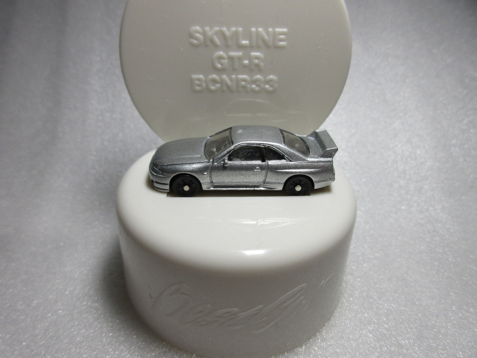 Nissan Skyline GT-R (BCNR33) ミニカー 1995 Nissan Skyline GT-R (BCNR33) Purple and Silver Metallic