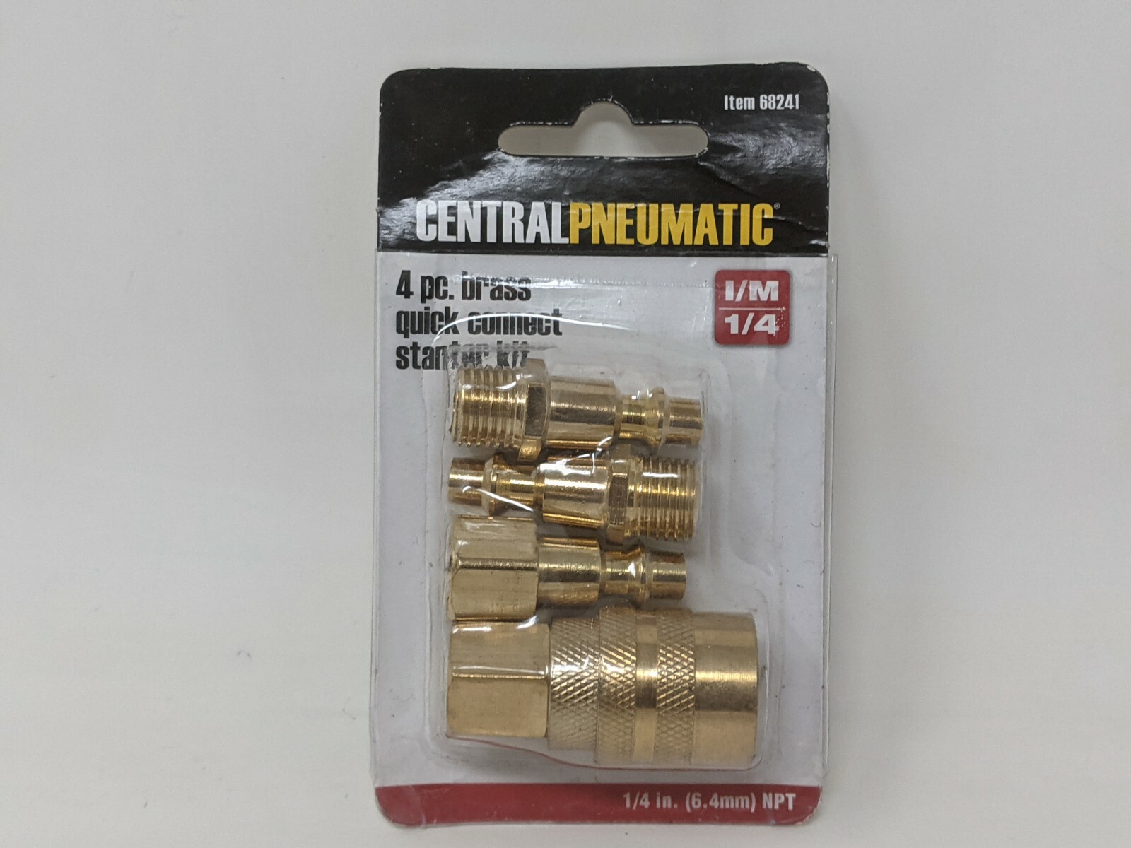Brass Industrial Quick Coupler Set, 4 Pc. Brass Industrial Quick Coupler Set, 4 Pc.