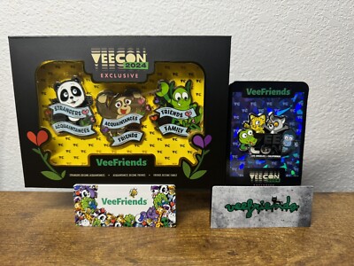 Veefriends Veecon 2024 Exclusive Pin Set Combo 