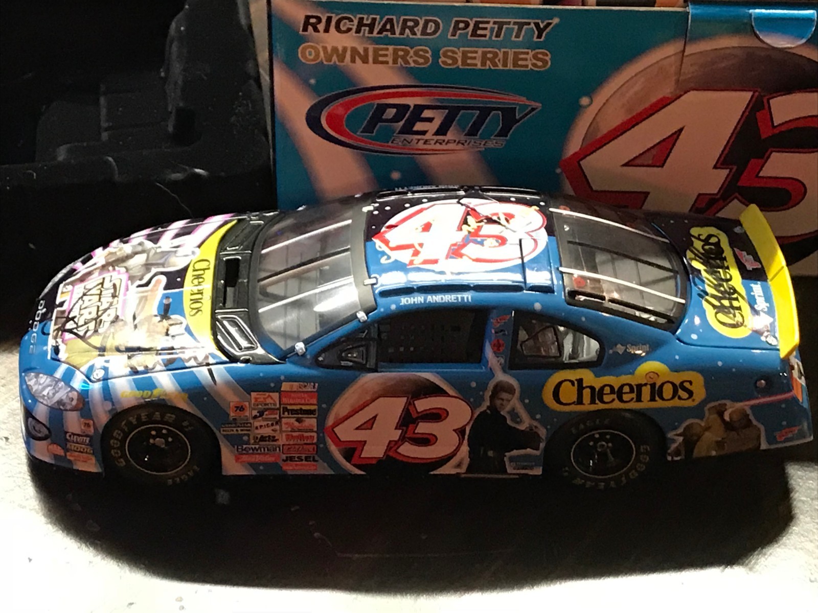 SIGNED by Richard Petty, John Andretti and Star Wars actor Temuera Morrison