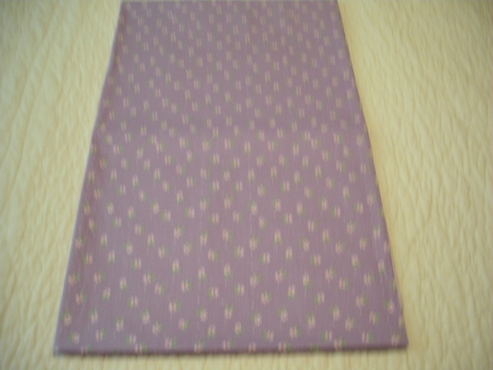 2 YRDS OF 100% COTTON QUILTING FABRIC LAVENDER WITH FLOWERS