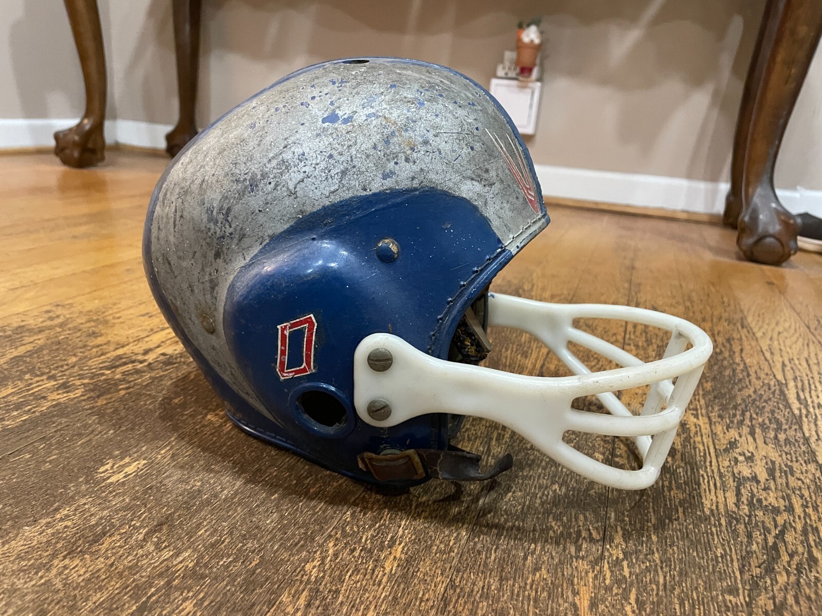 ヘルメット 1970s BIKE FOOTBALL HELMET VINTAGE Game Used Vintage BIKE Football Helmet- Size Large - White