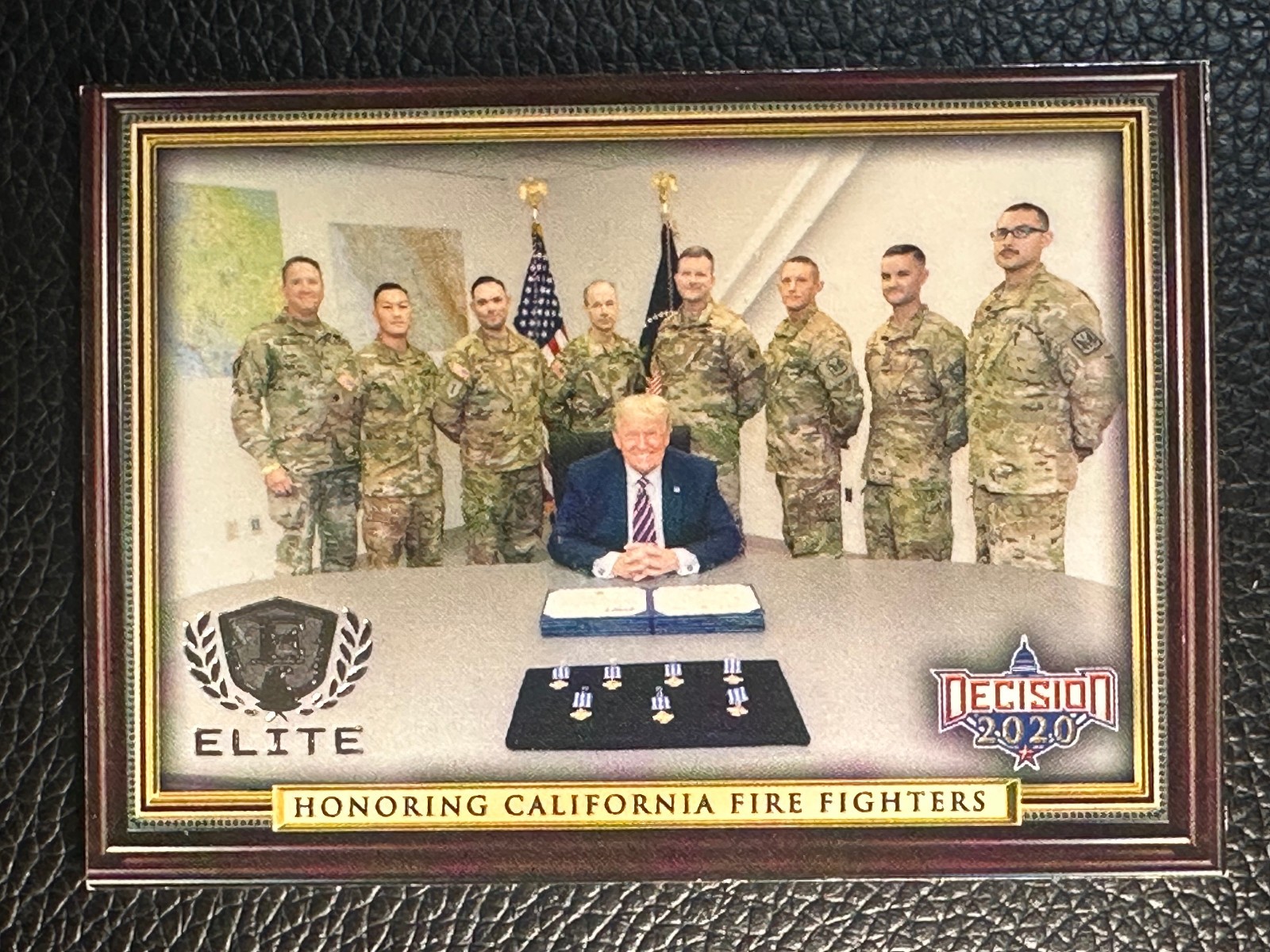 2020 Decision Elite Silver Foil Honoring California Fire Fighters