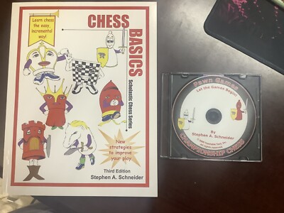 Chess Basics By Stephen A. Schneider, Third Edition, Book, and DVD
