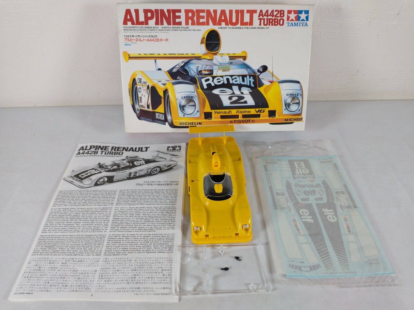 ラジコンカー1/12スケール アルピーヌ・ルノー・A442-ターボ ラジコンカー1/12スケール アルピーヌ・ルノー・A442-ターボ