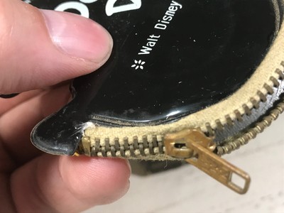 c.1960's Donald Duck Coin Purse walt disney vinyl vintage