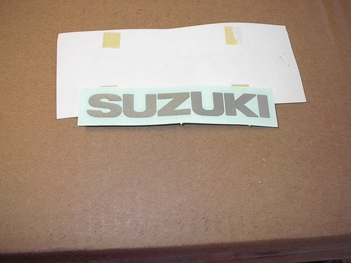 SUZUKI EMBLEM DECAL - 68111-18G20 NOS | eBay